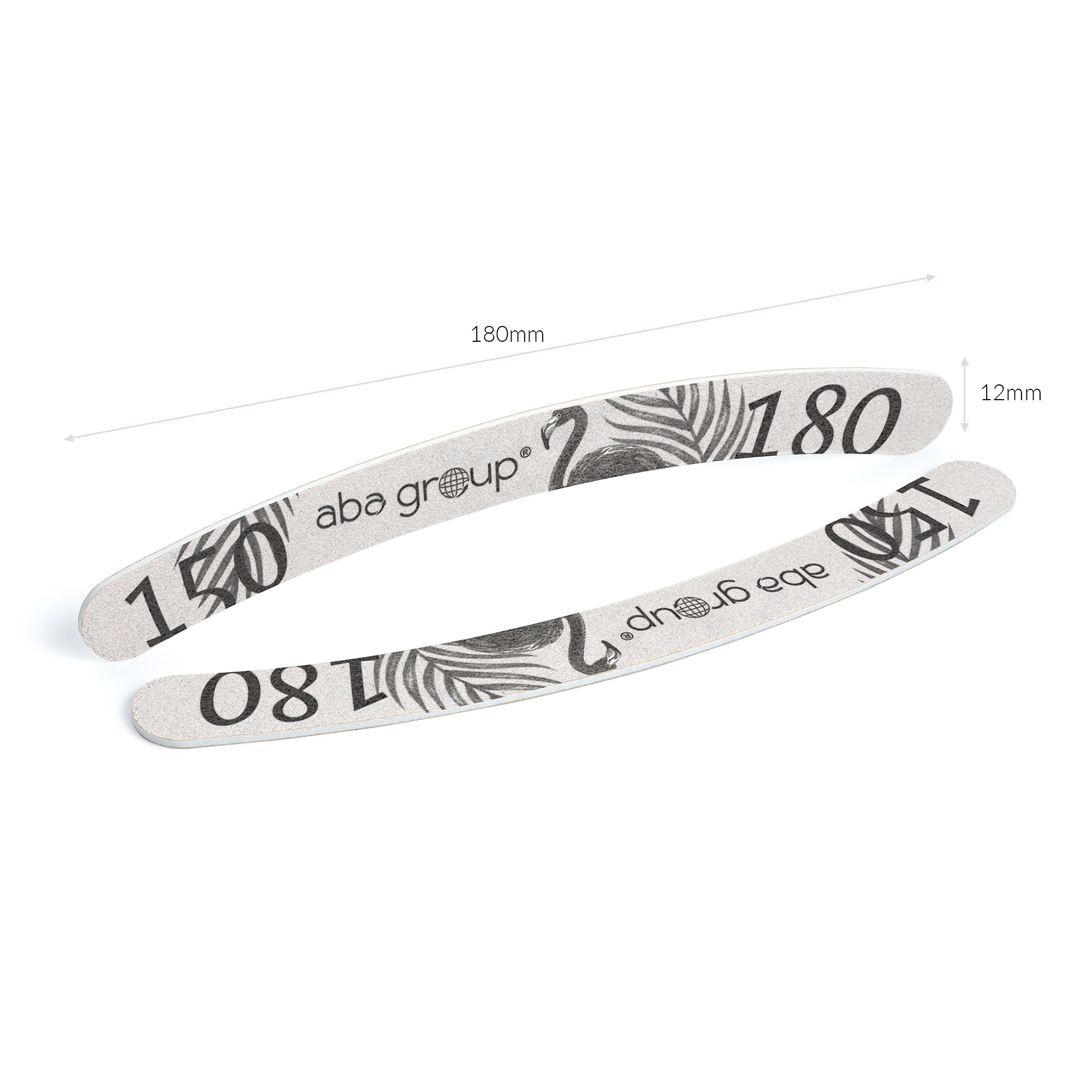 Aba Group BEZPIECZNY PAKIET Pilnik do paznokci BANAN 150/180 SLIM – FLAMING, 500 sztuk Aba Group BEZPIECZNY PAKIET Pilnik do paznokci BANAN 150/180 SLIM – FLAMING, 500 sztuk