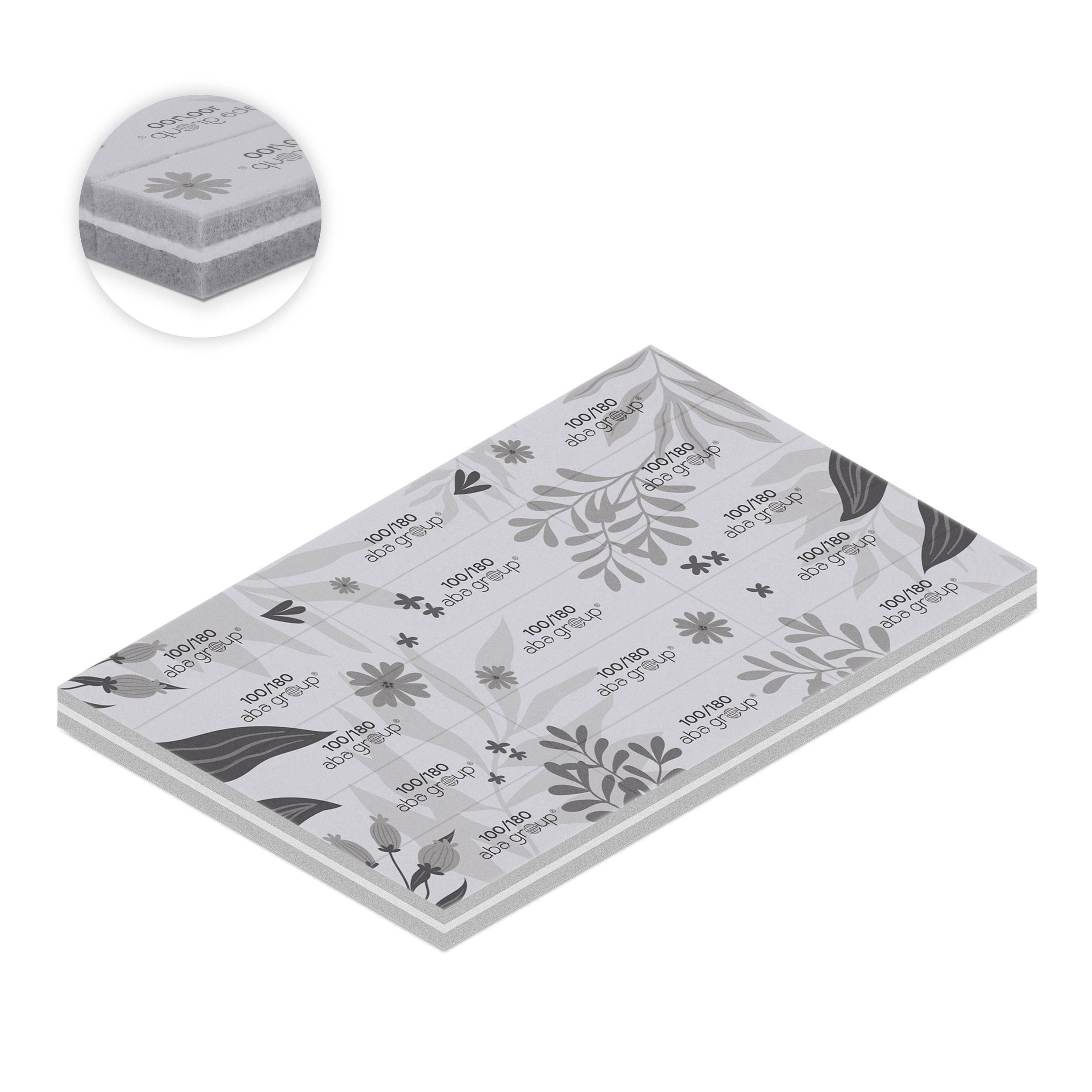 17528_Aba_Group_Tear-off_buffer_Flowers_Blok_jednorazowych_polerek_do_odrywania_Flowers_100x180_1_sztuk_15szt