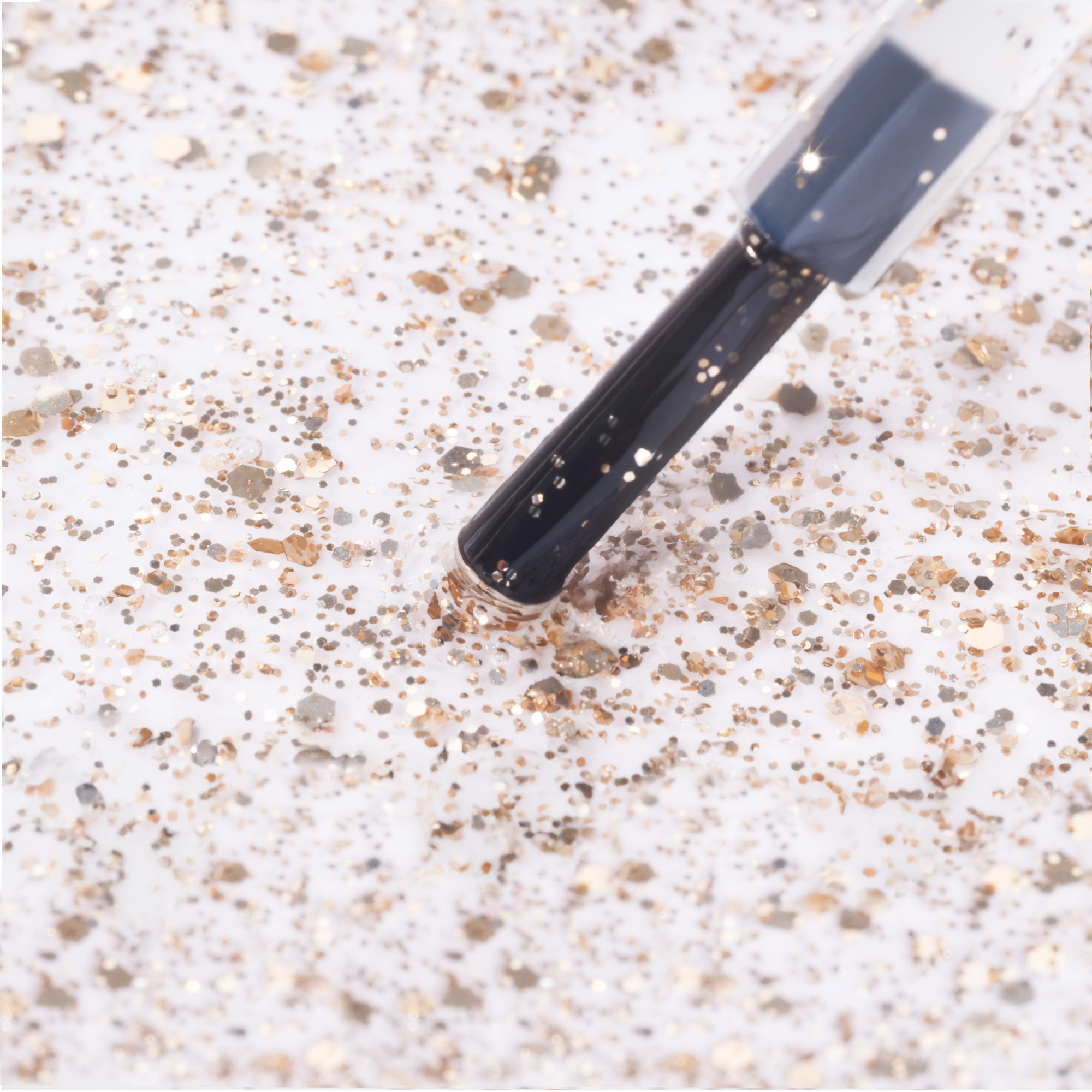 Aba Group TOP NO WIPE Sparkle Gold - 7 ml