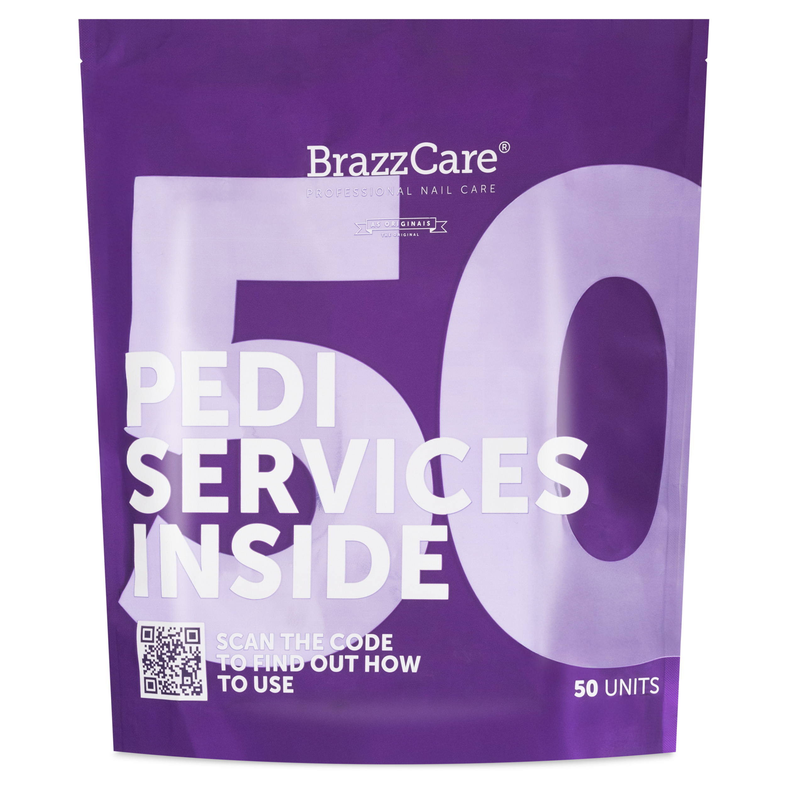 BrazzCare - Ponožky na pedikúru,  50 pcs.