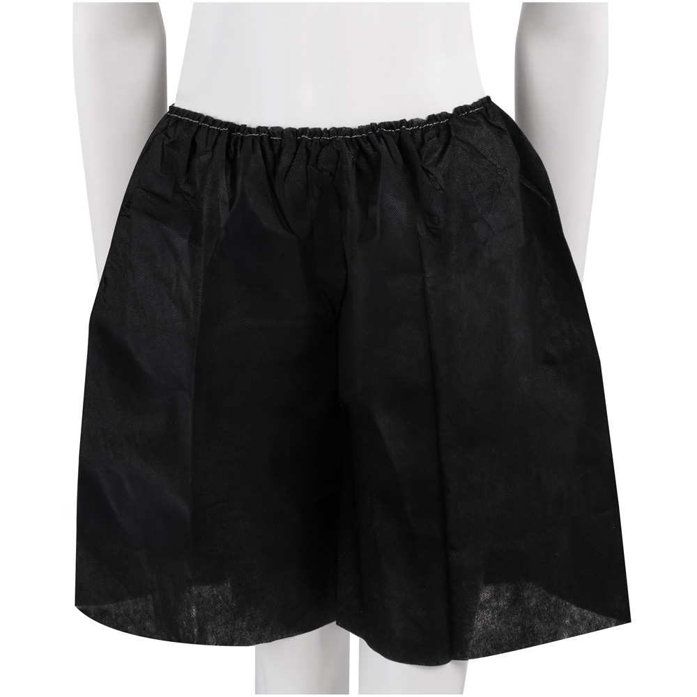 Schwarze Vlies-Boxershorts 10 Stück