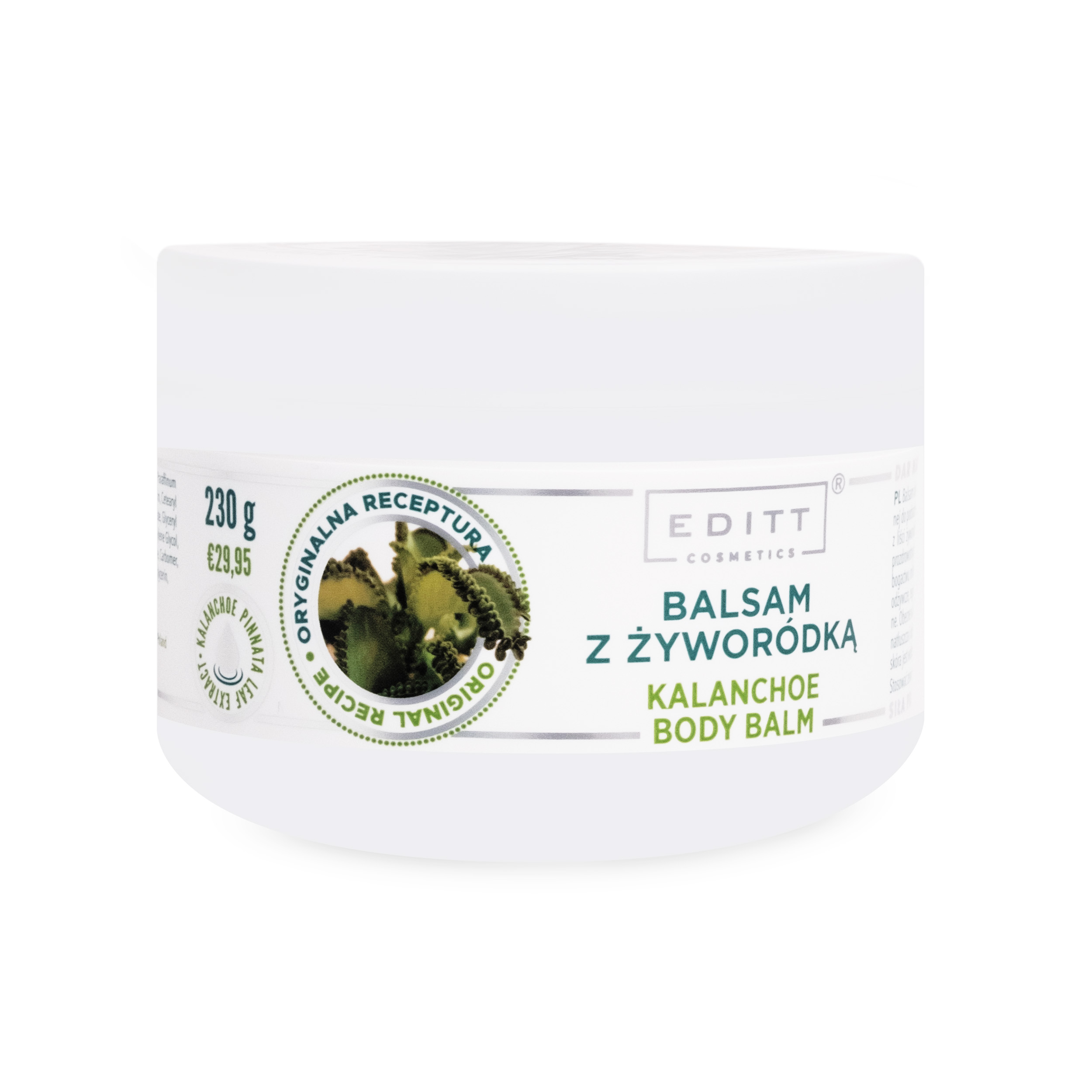 Editt Cosmetics Straffender Balsam mit Lebensbaum (Kalanchoe) für Gesicht und Körper, 230 g