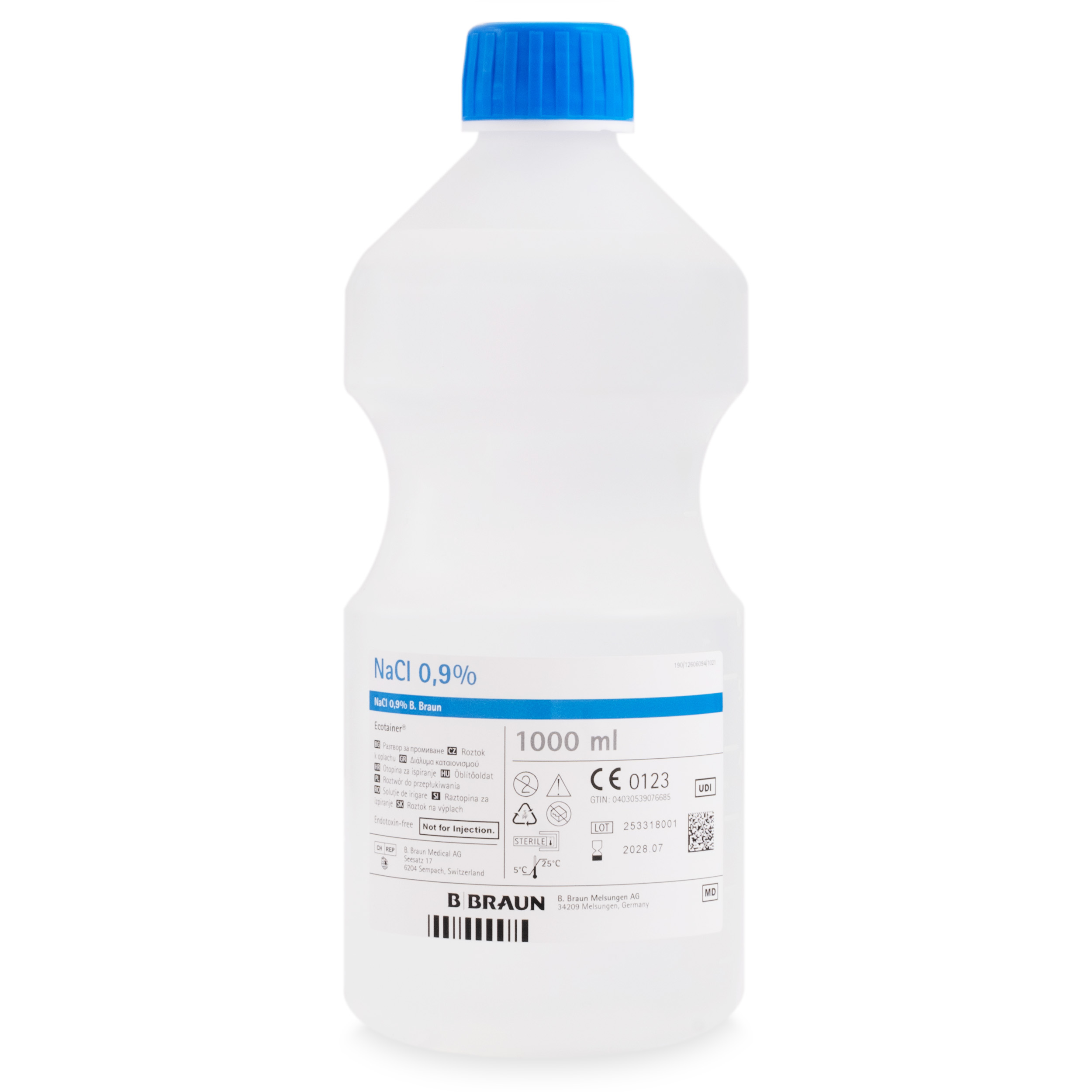 B. Braun – Isotonische Kochsalzlösung 0,9 % NaCl, 1000 ml