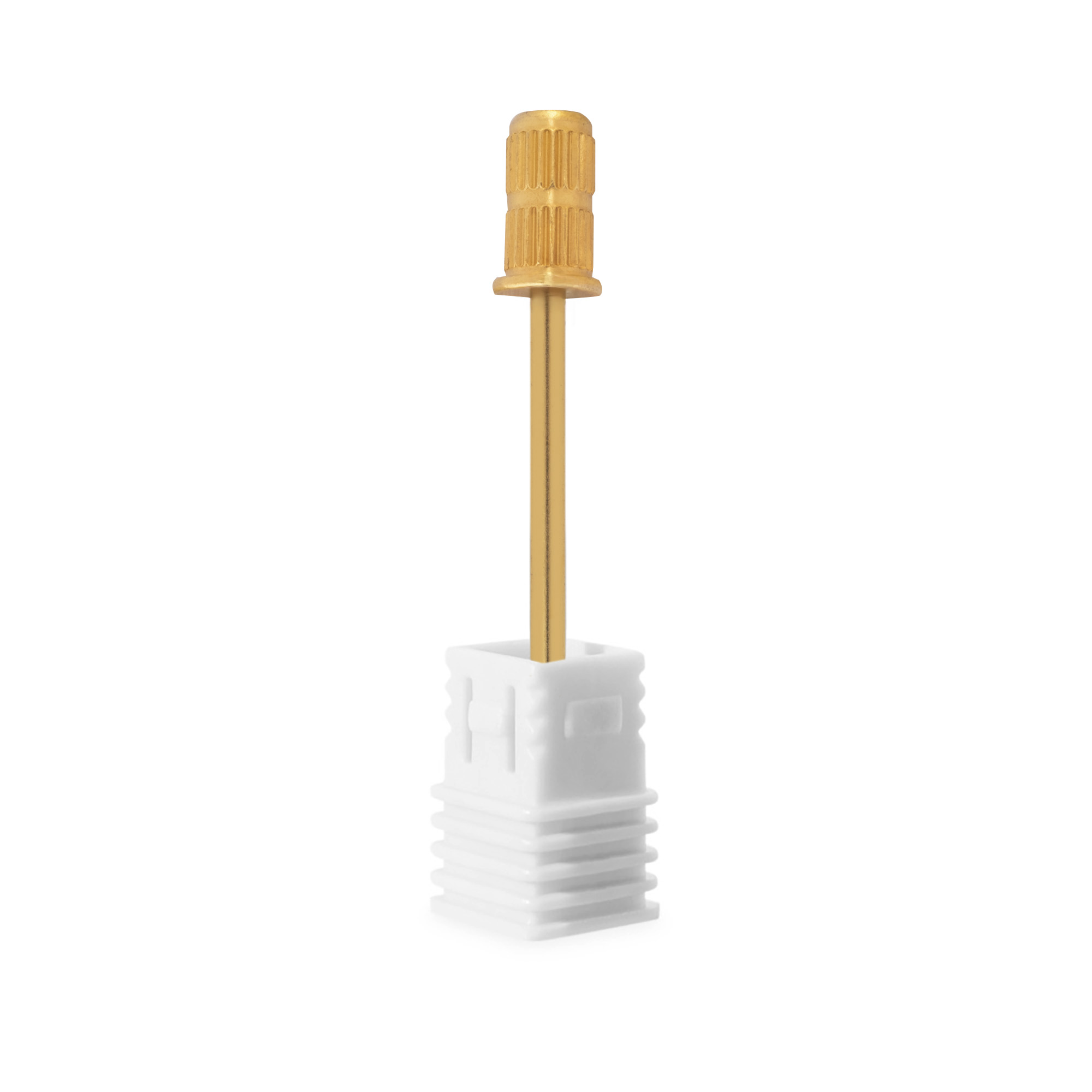 Aba Group Träger/Mandrel für 6-mm-Schleifkappen zur Maniküre, Gold