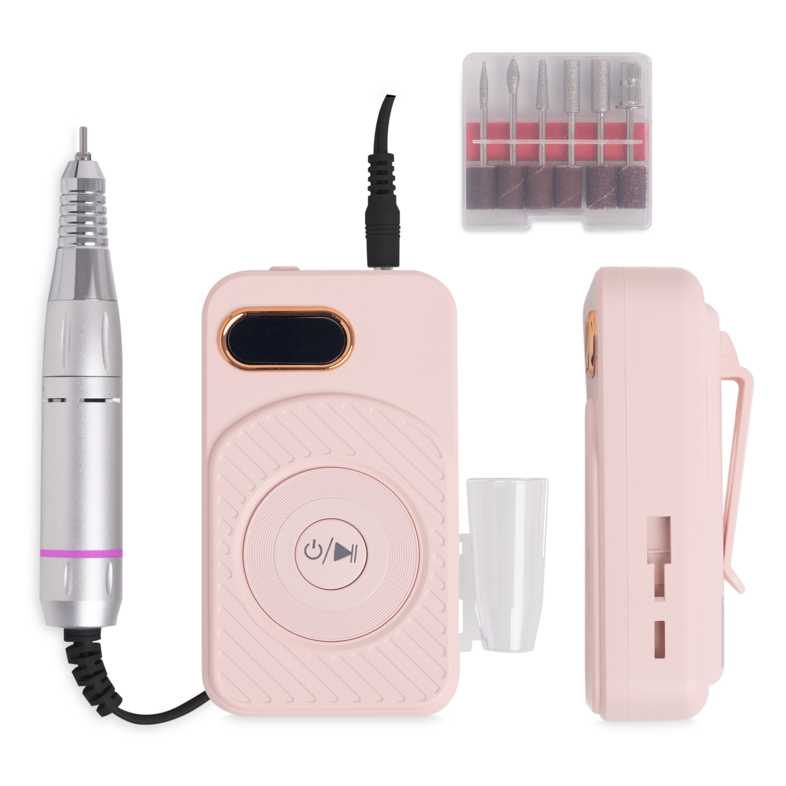 Aba Group Nail Drill Frezzia 110 50W – Pink, Cordless