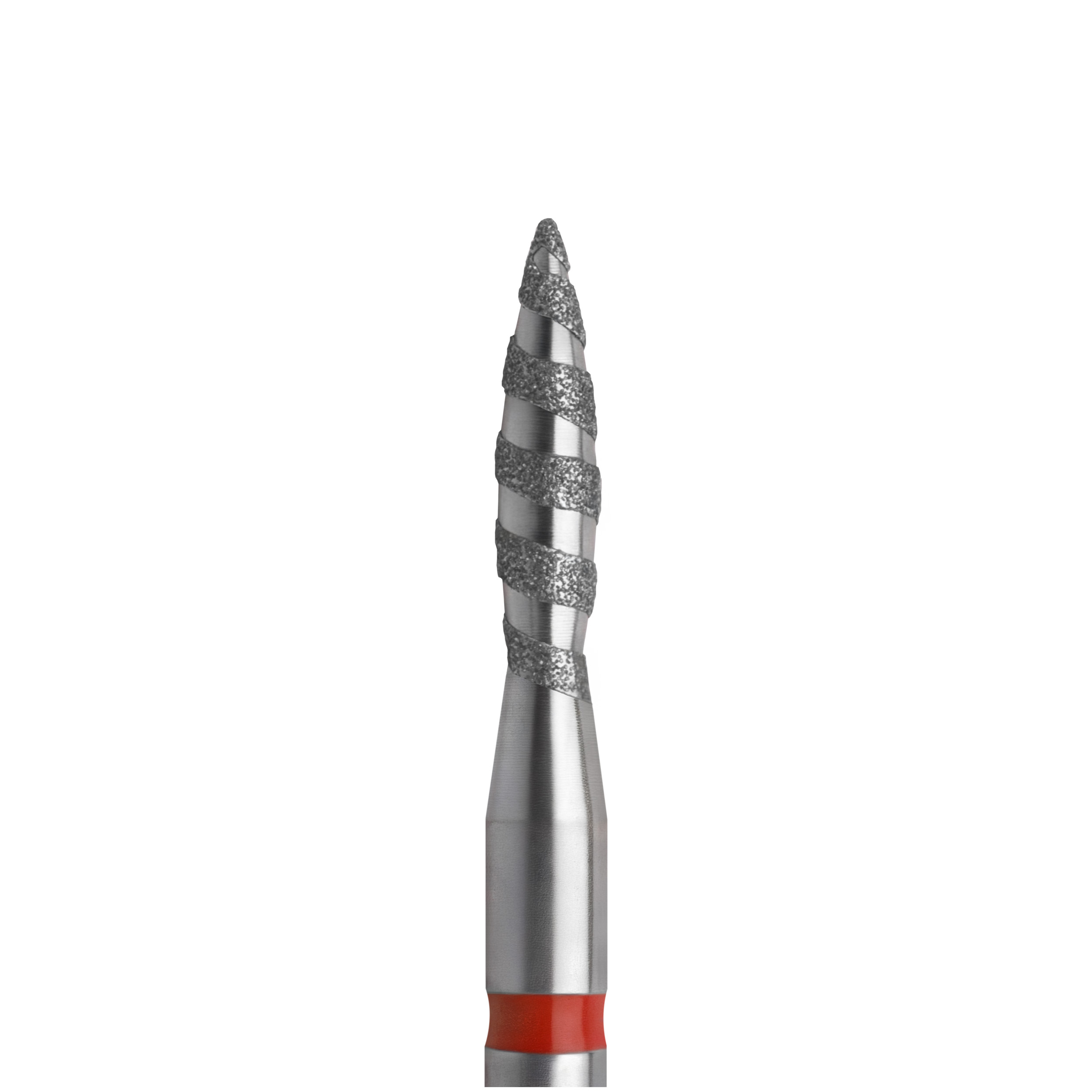 Aba Group Diamond Nail Drill Bit MASTER PRO TORNADO red flame - 9 mm