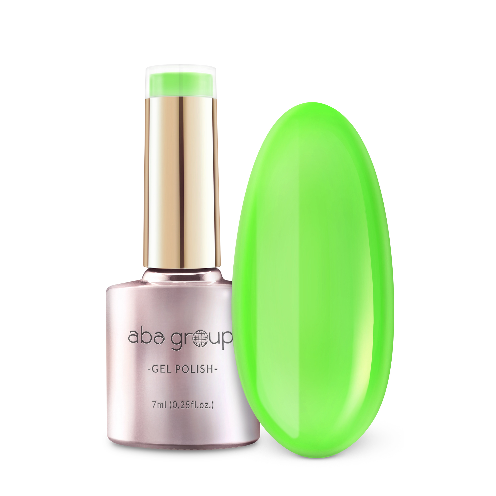 Aba Group Hybrid Nail Polish Green Neon 727 Green Scream - 7 ml