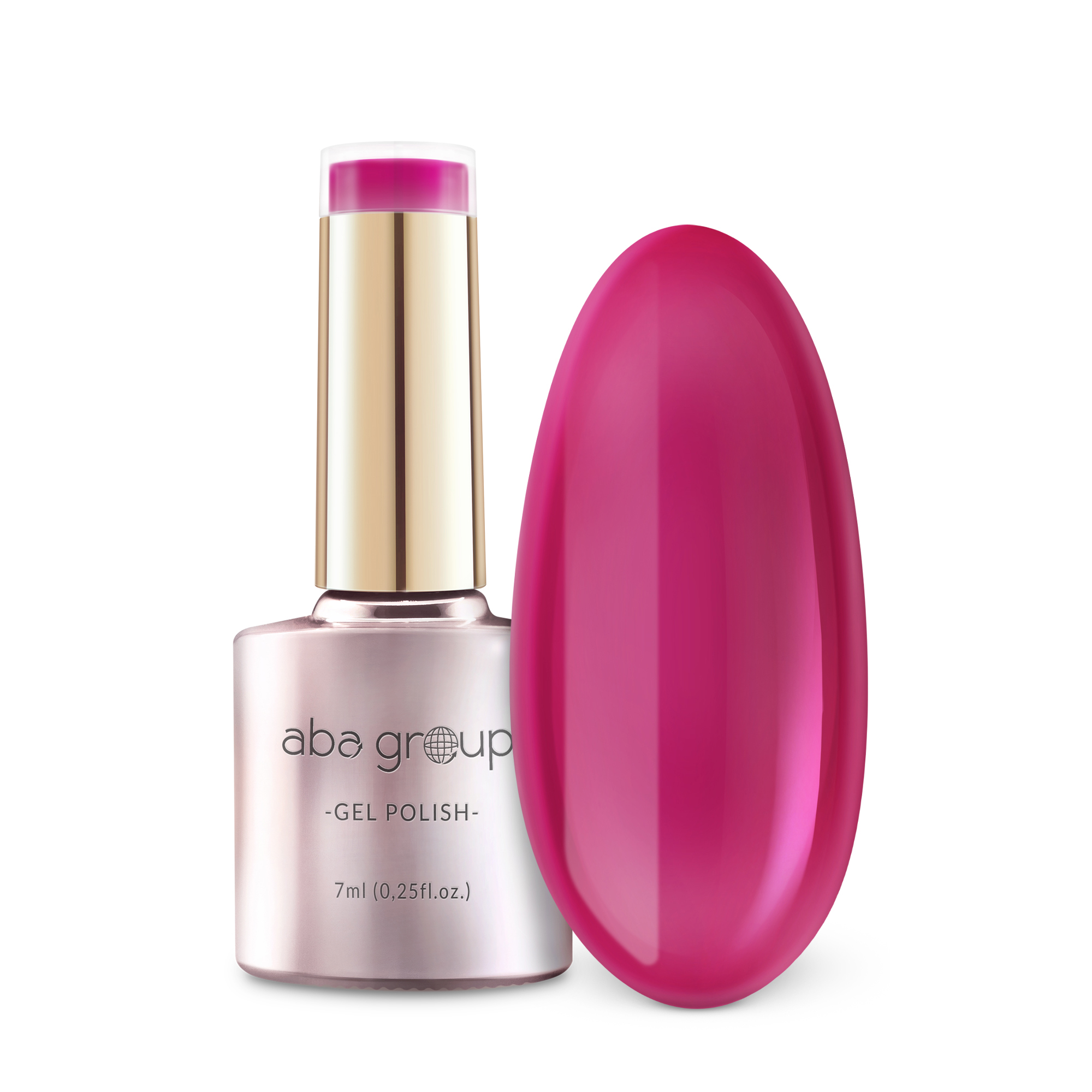 Aba Group Hybrid Nail Polish Fuchsia Neon 728 Violet Rush - 7 ml