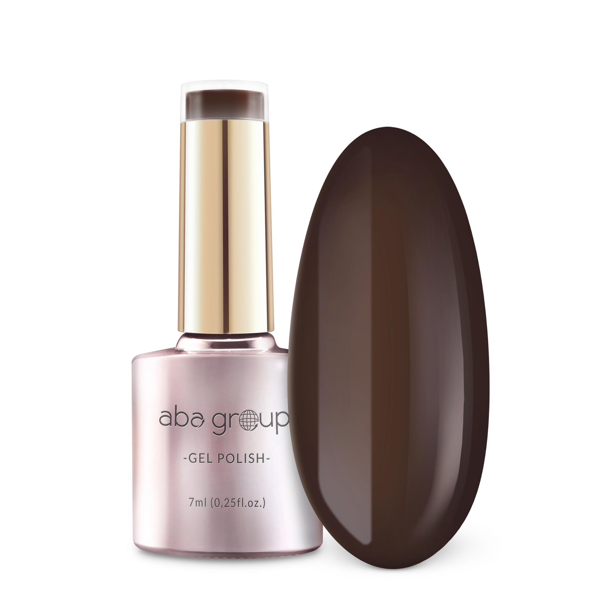 Aba Group Hybrid Nail Polish Chocolate Brown 752 Brownie Babe – 7 ml