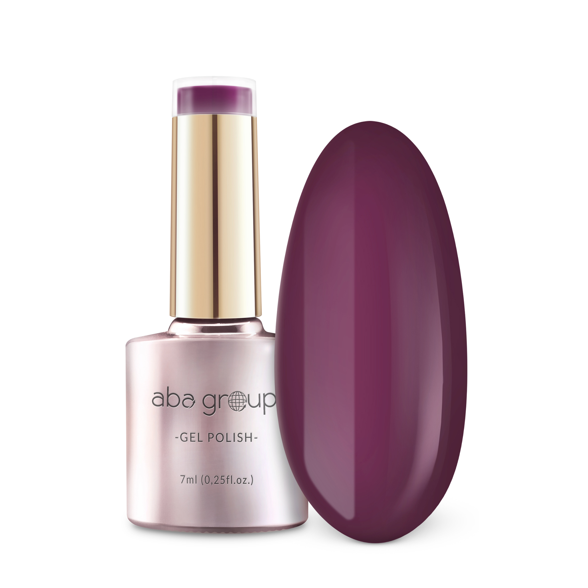 Aba Group Hybrid Nail Polish Dark Purple 754 Plum Queen – 7 ml