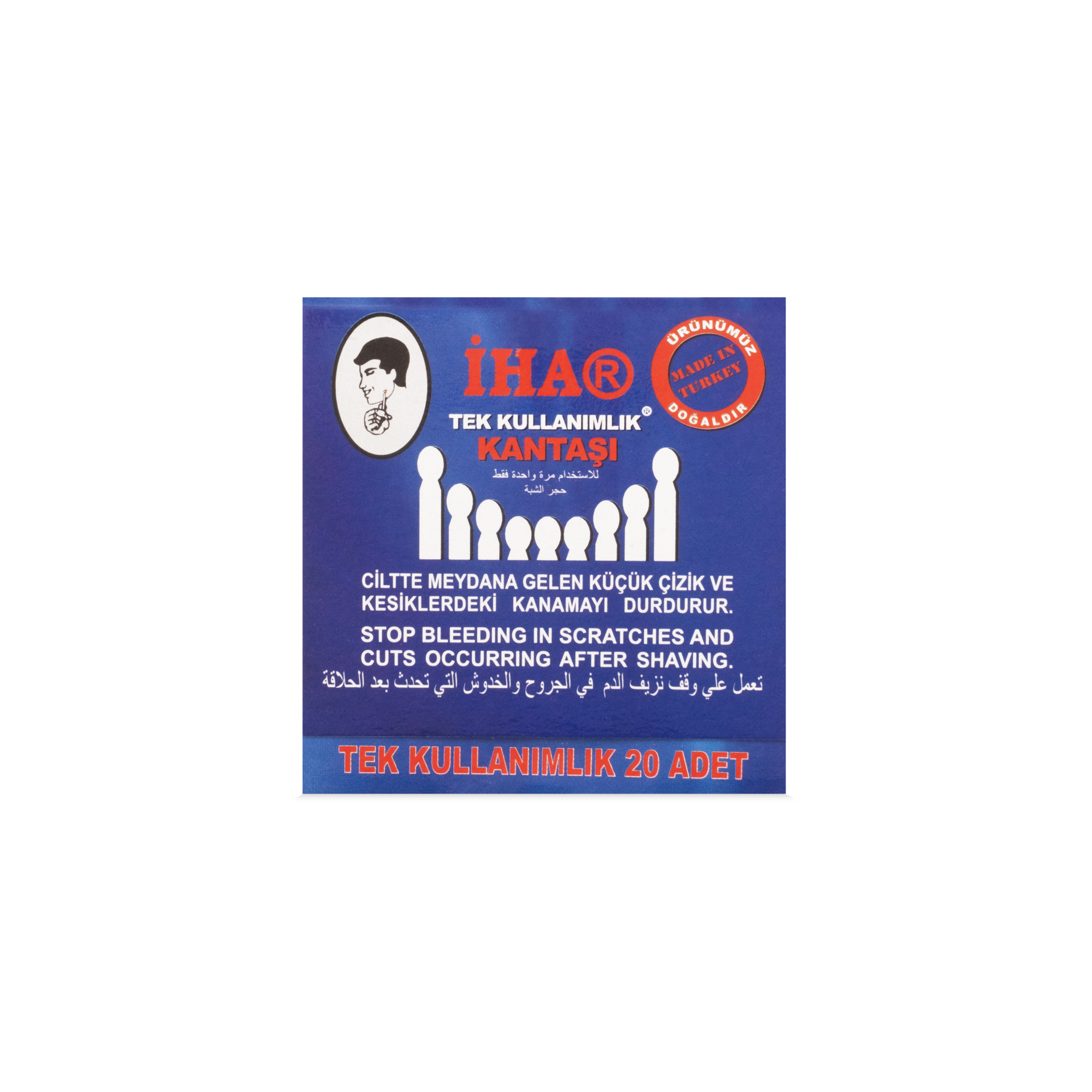 Bastoncini di Allume per Tagli – AŁUN IHA, 20 pz