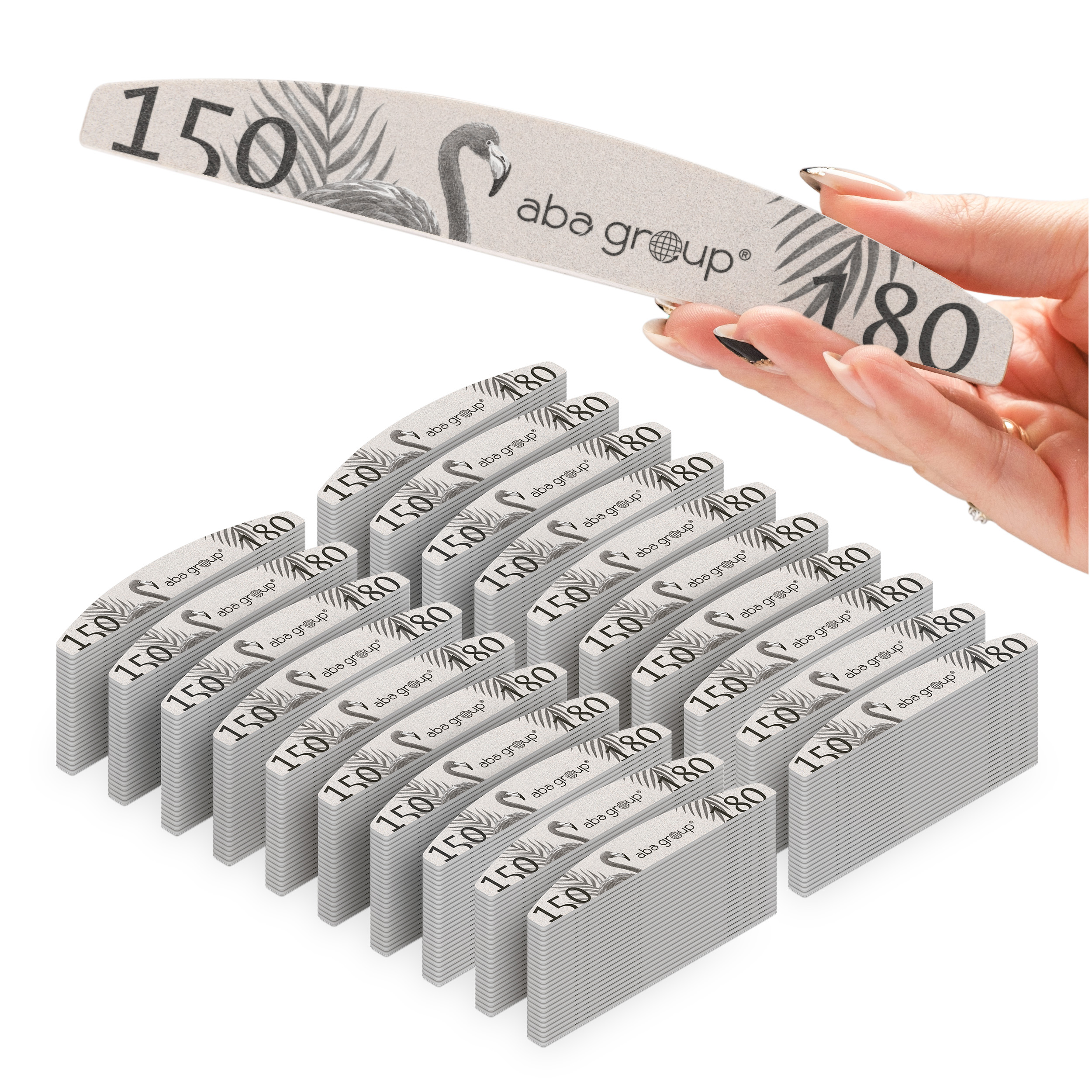 Lima per unghie FLAMING Aba Group MEZZA LUNA 150/180 STANDARD