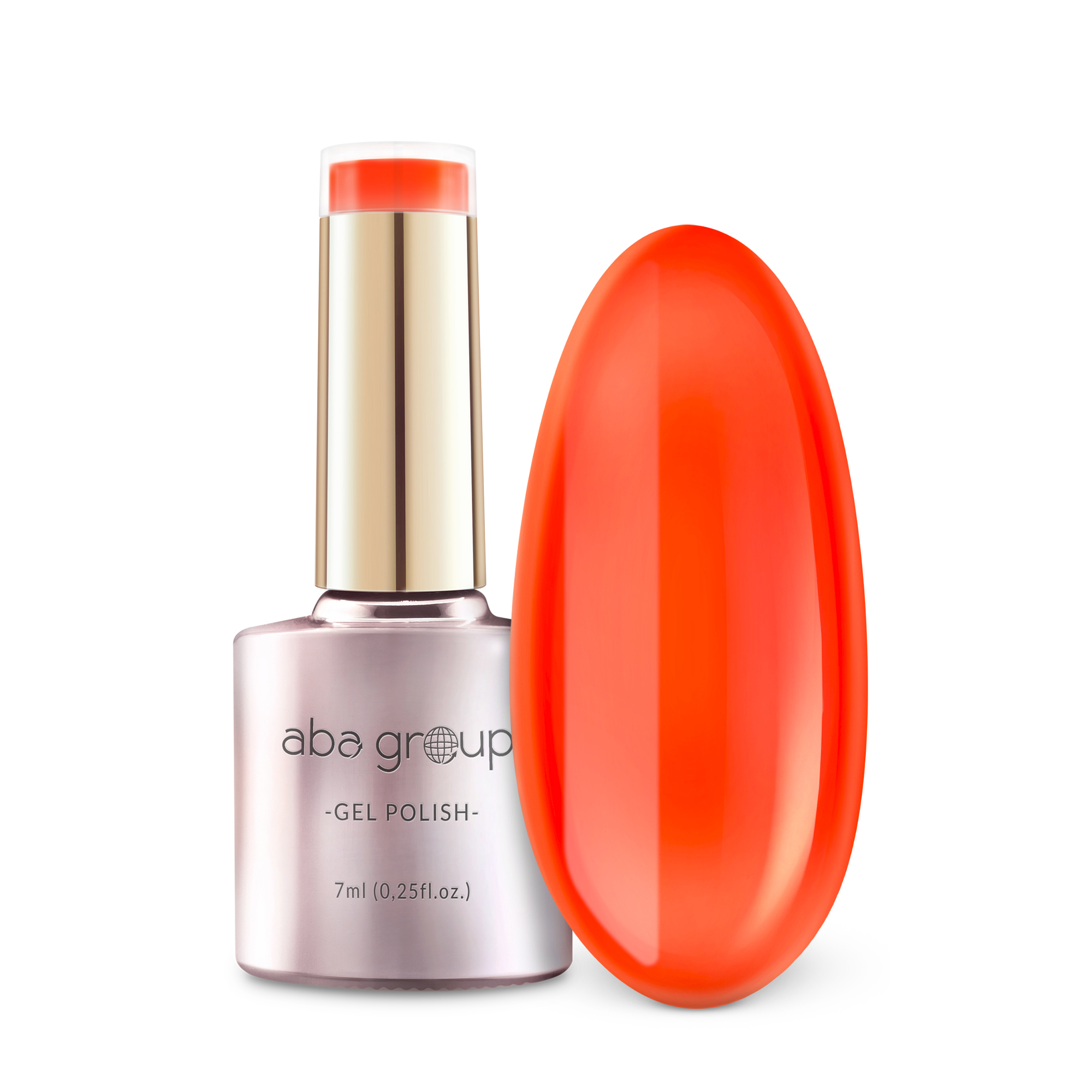 Aba Group Smalto semipermanente per unghie Arancione Neon 731 Red Heat - 7 ml