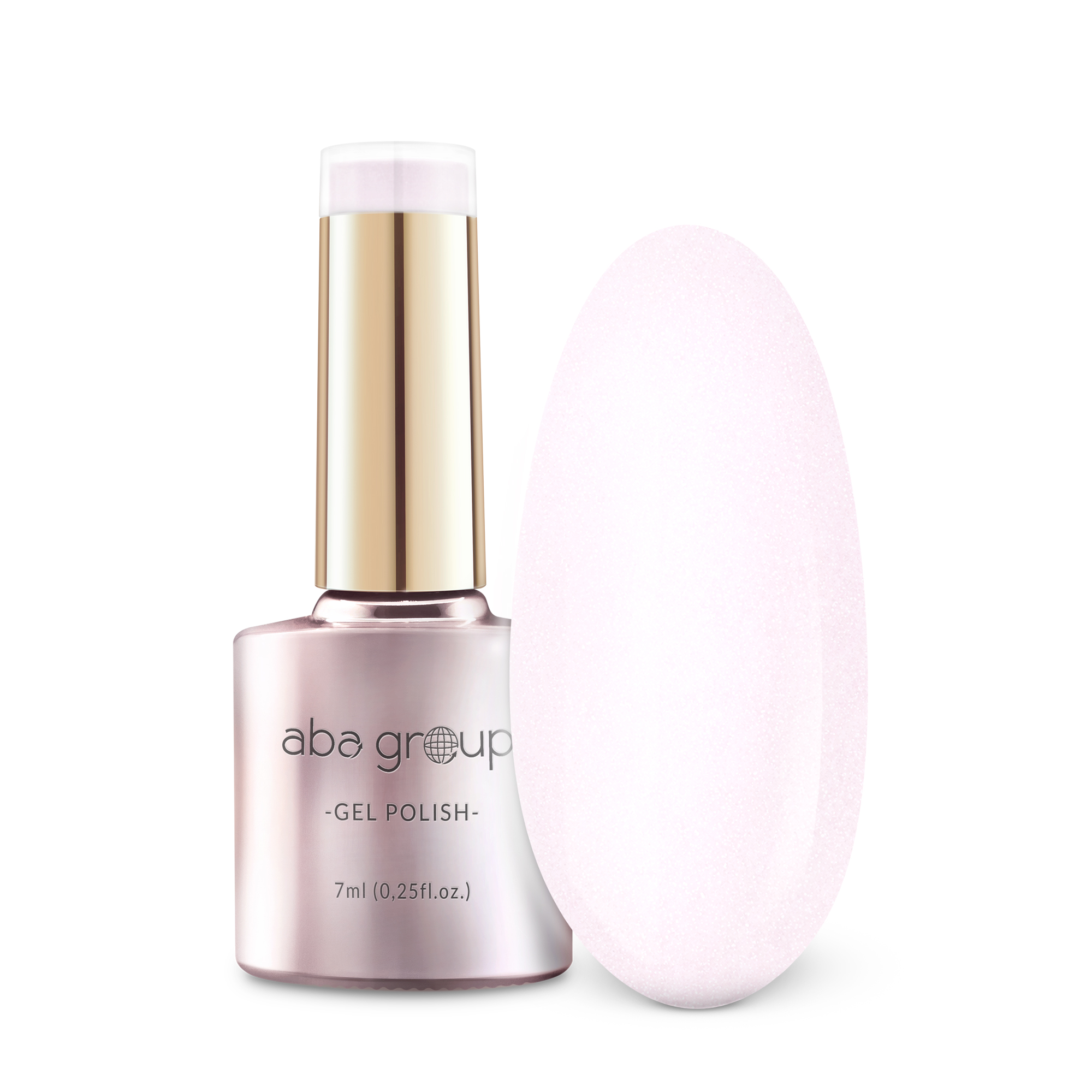 Aba Group Smalto semipermanente per unghie Rosa Chiaro Lattiginoso con Glitter 702 I Do - 7 ml