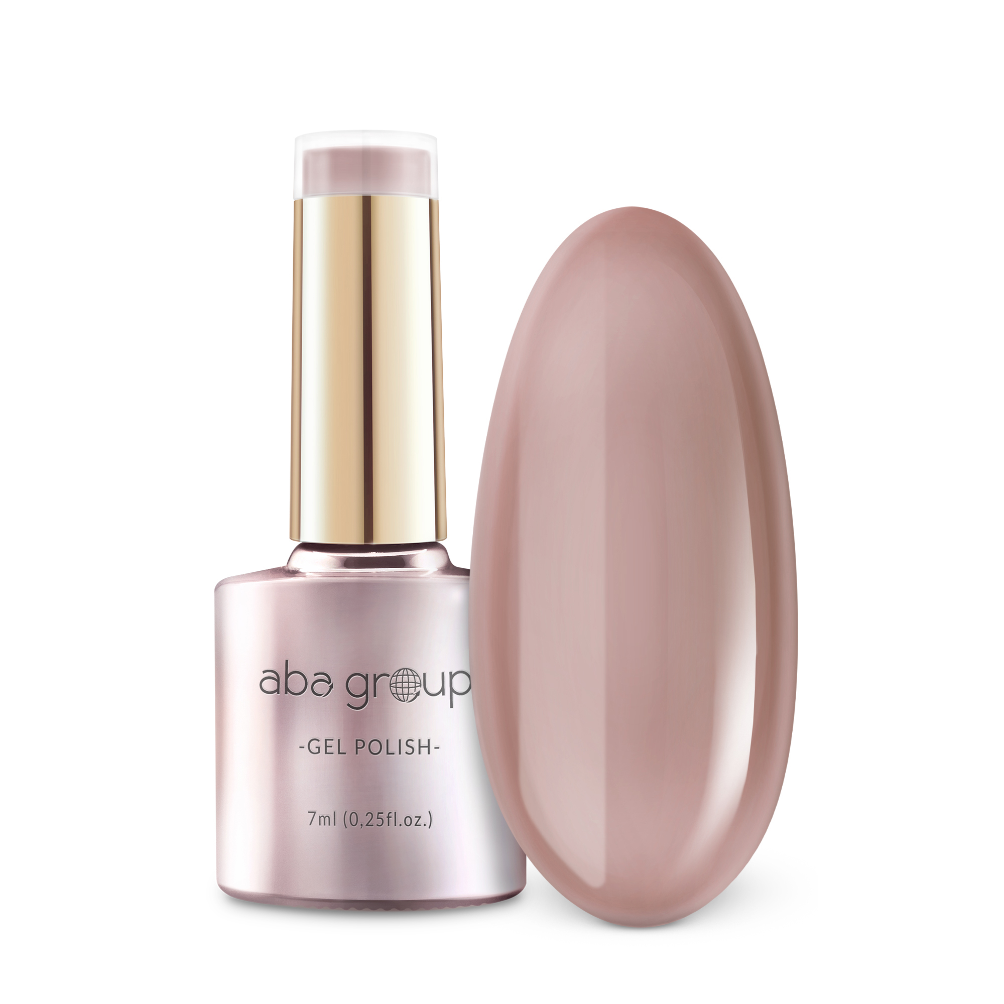 Aba Group Hybridný lak na nechty Tlmený ružový nude 708 Forever Rose - 7 ml