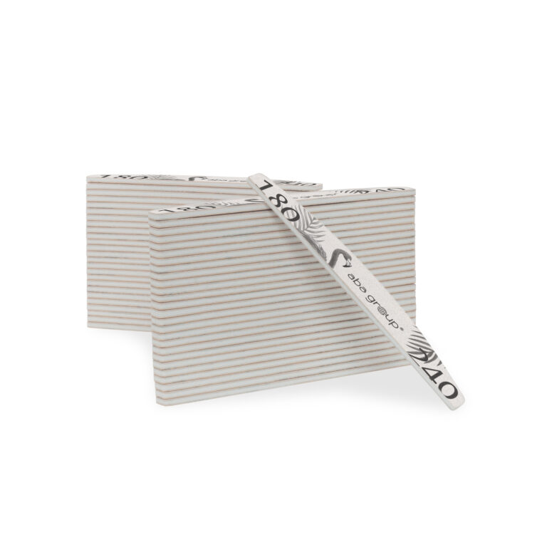 50 sztuk Pilników do paznokci FLAMING Aba Group PÓŁKSIĘŻYC 180/240 STANDARD
