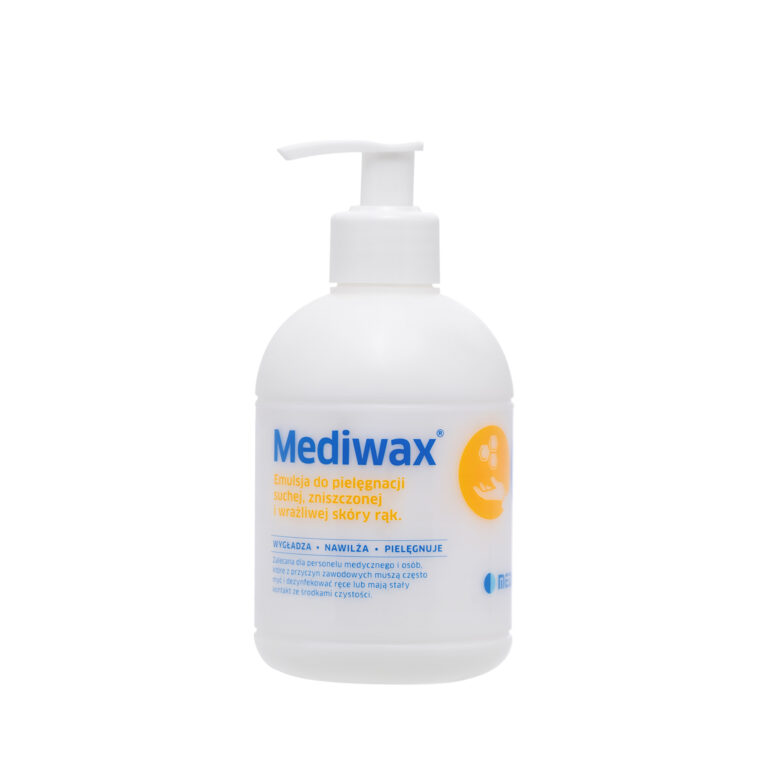 Mediwax 330 ML Emulsja na bazie wosku pszczelego do pielęgnacji wrażliwej, suchej oraz skłonnej do podrażnień skóry rąk i ciała