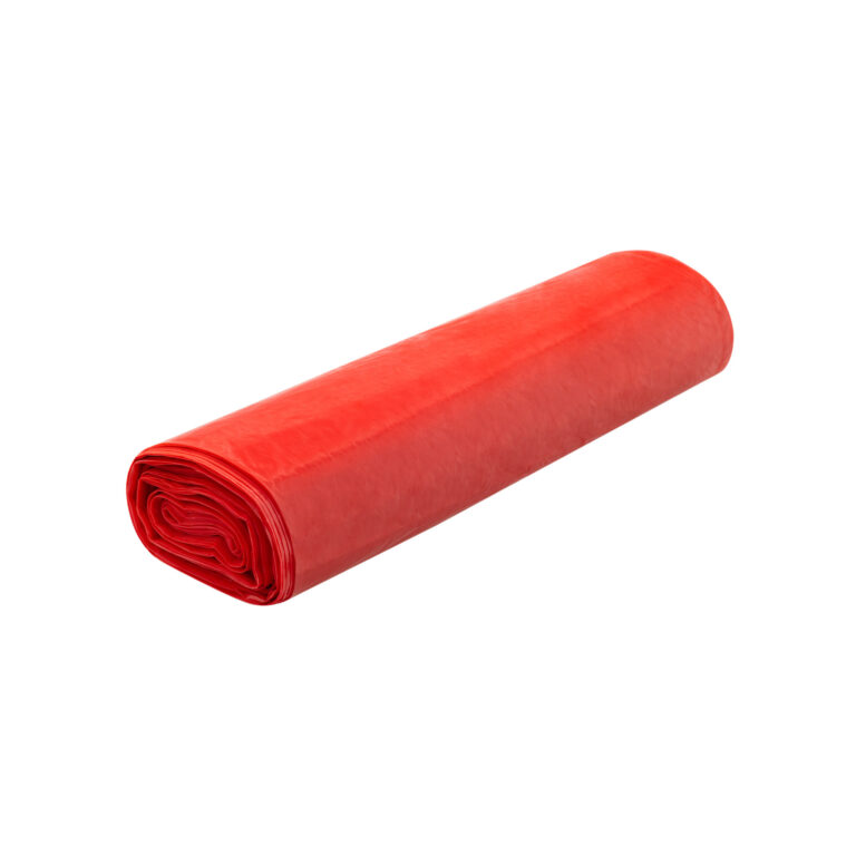 Worki sanitarne LDPE czerwone 50×60 35 litrów 50 sztuk