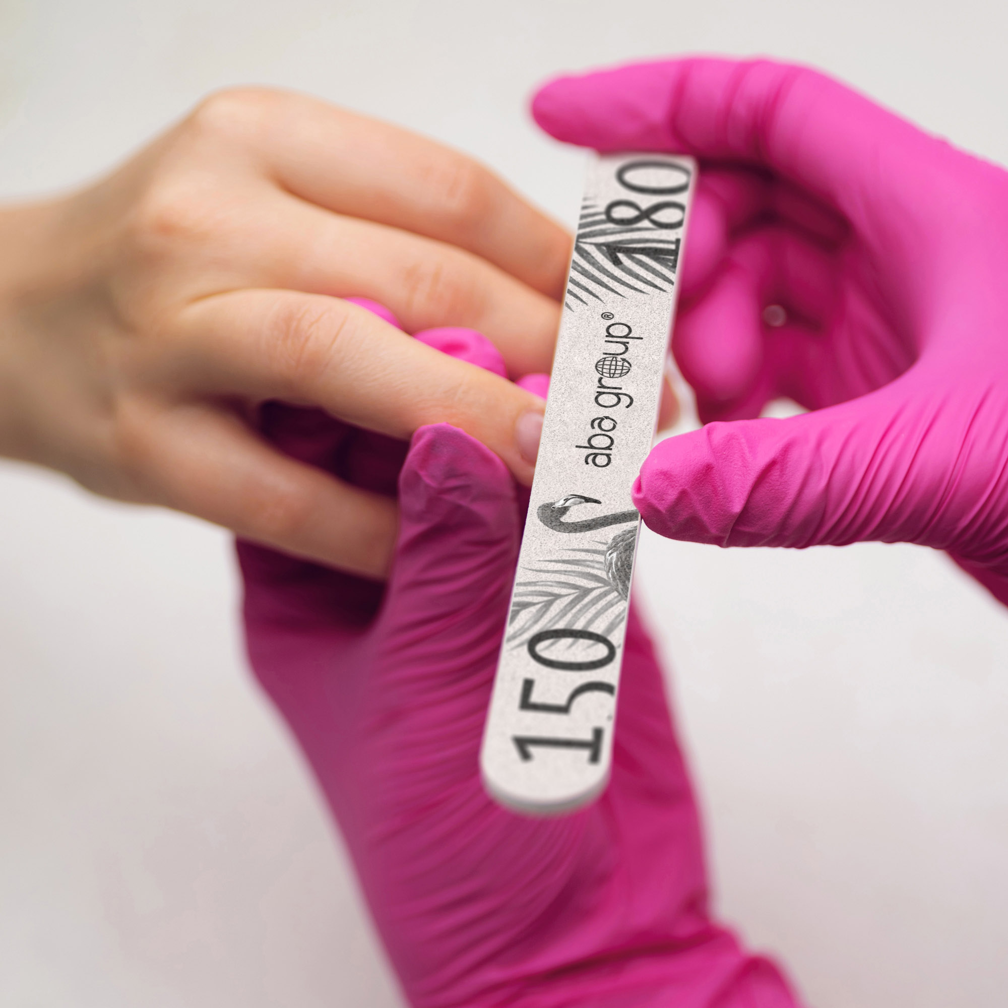 Aba Group BEZPIECZNY PAKIET Pilnik do paznokci PROSTY 150/180 STANDARD – FLAMING, 500 sztuk Aba Group BEZPIECZNY PAKIET Pilnik do paznokci PROSTY 150/180 STANDARD – FLAMING, 500 sztuk