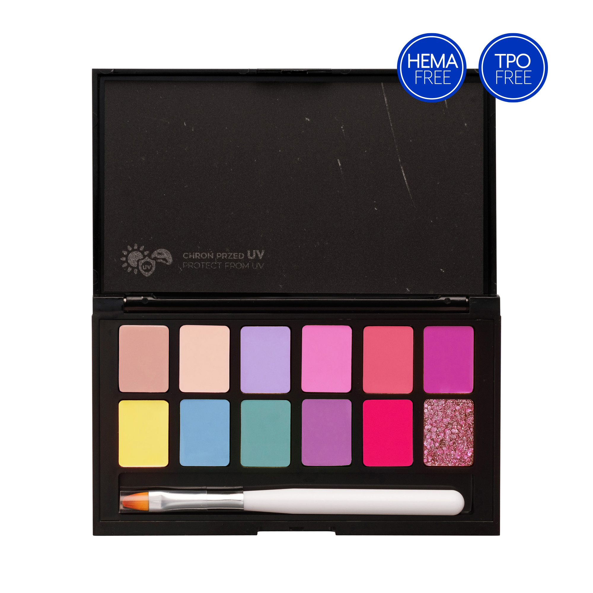 MANI KING Paleta z 12 lakierami hybrydowymi by puro.nails - HEMA, TPO Free