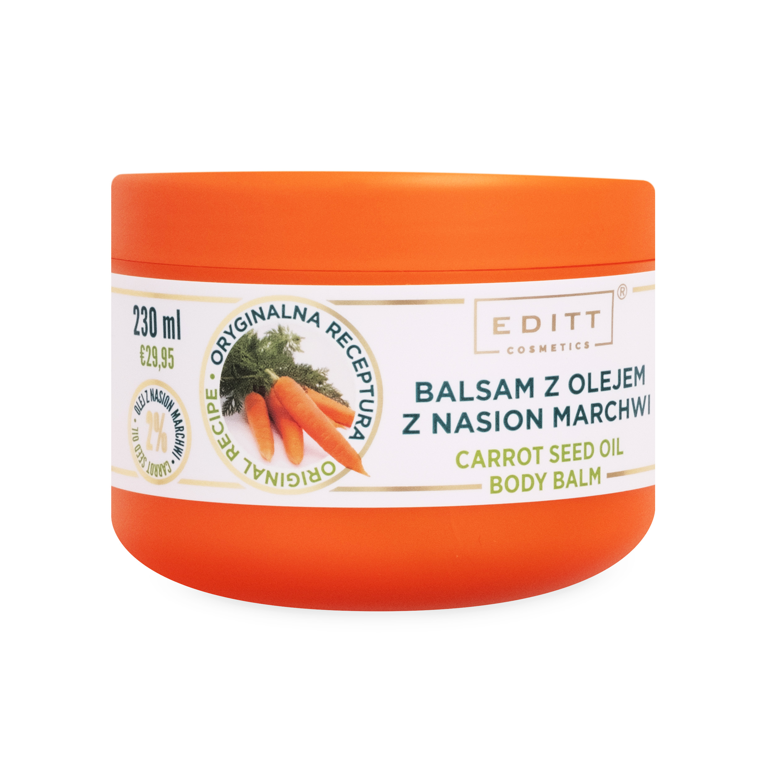 Editt Cosmetics Balsam z olejem z nasion marchwi, 230 ml
