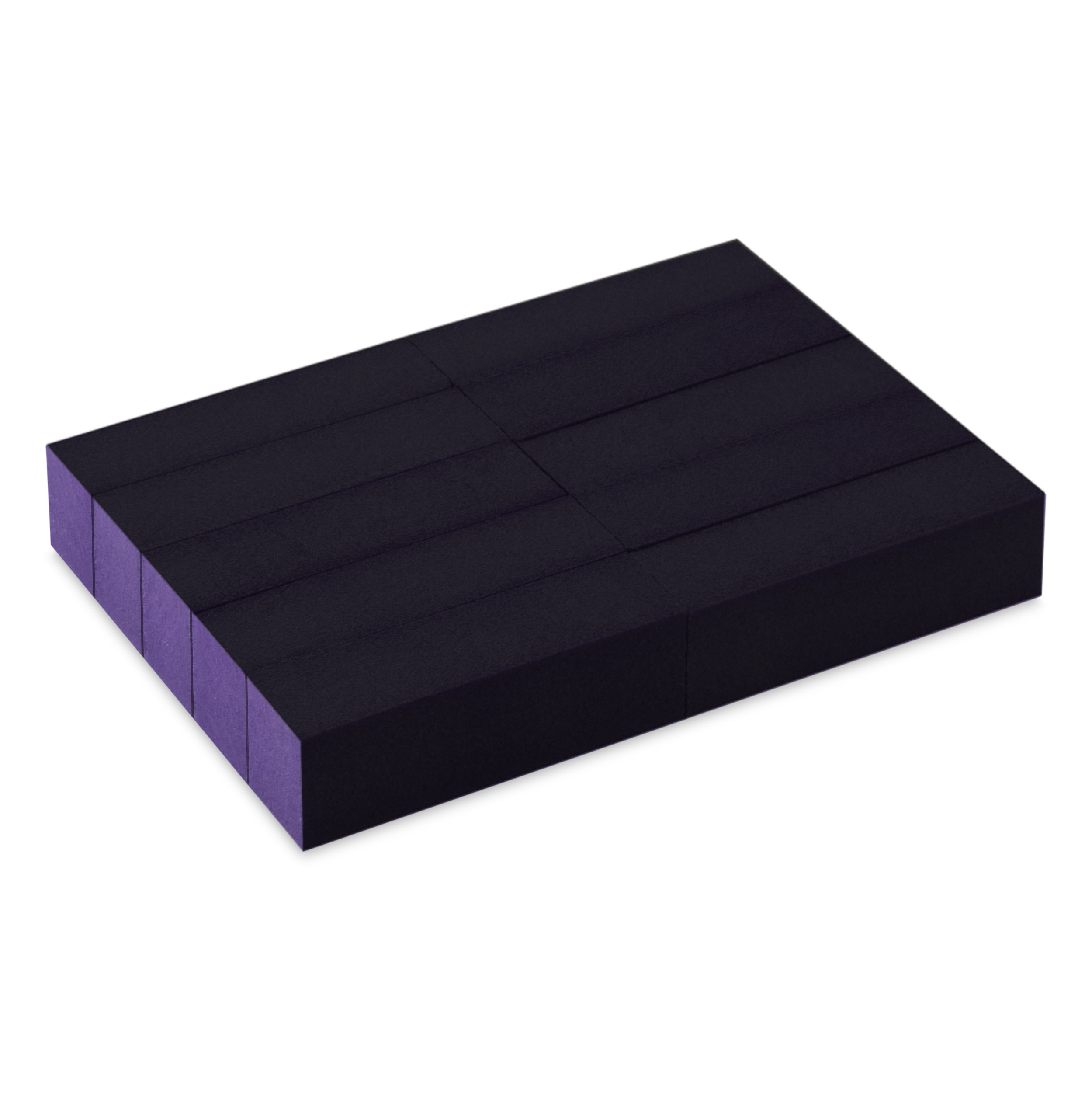 Polerka blok, blok polerski czarny + fiolet 100/100, 10 szt.