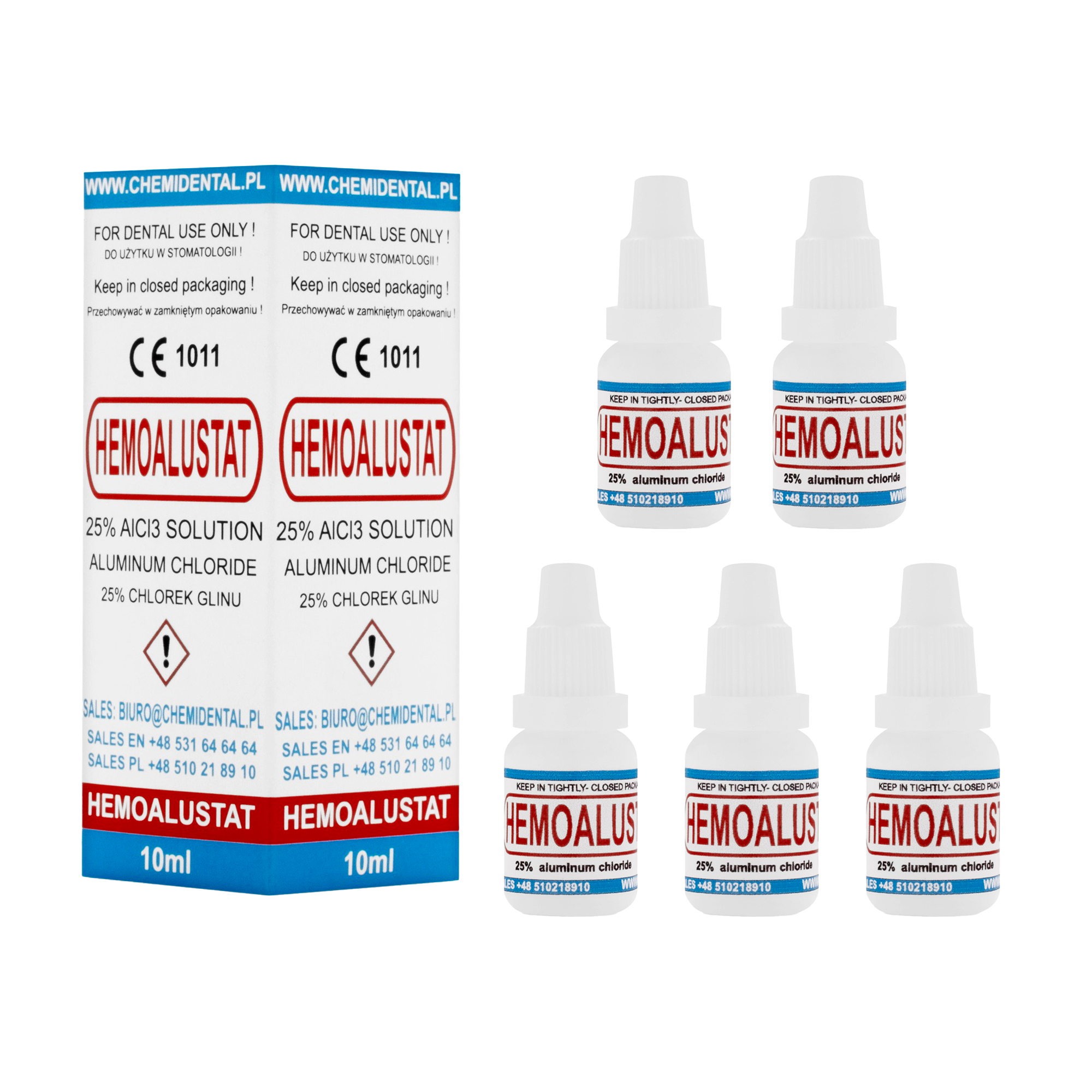 Hemoalustat Płyn Hamujący Krwawienie 10ml   x 5 szt.