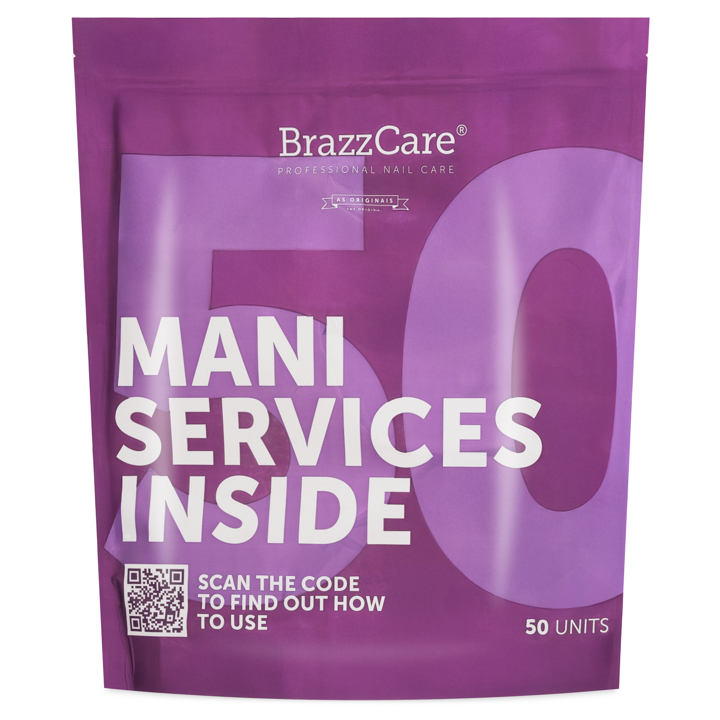 BrazzCare - Rękawice do manicure, 50 szt.